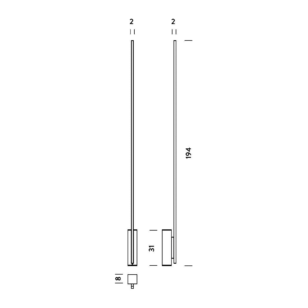 Nemo Linescapes LED Lampa podlogowa