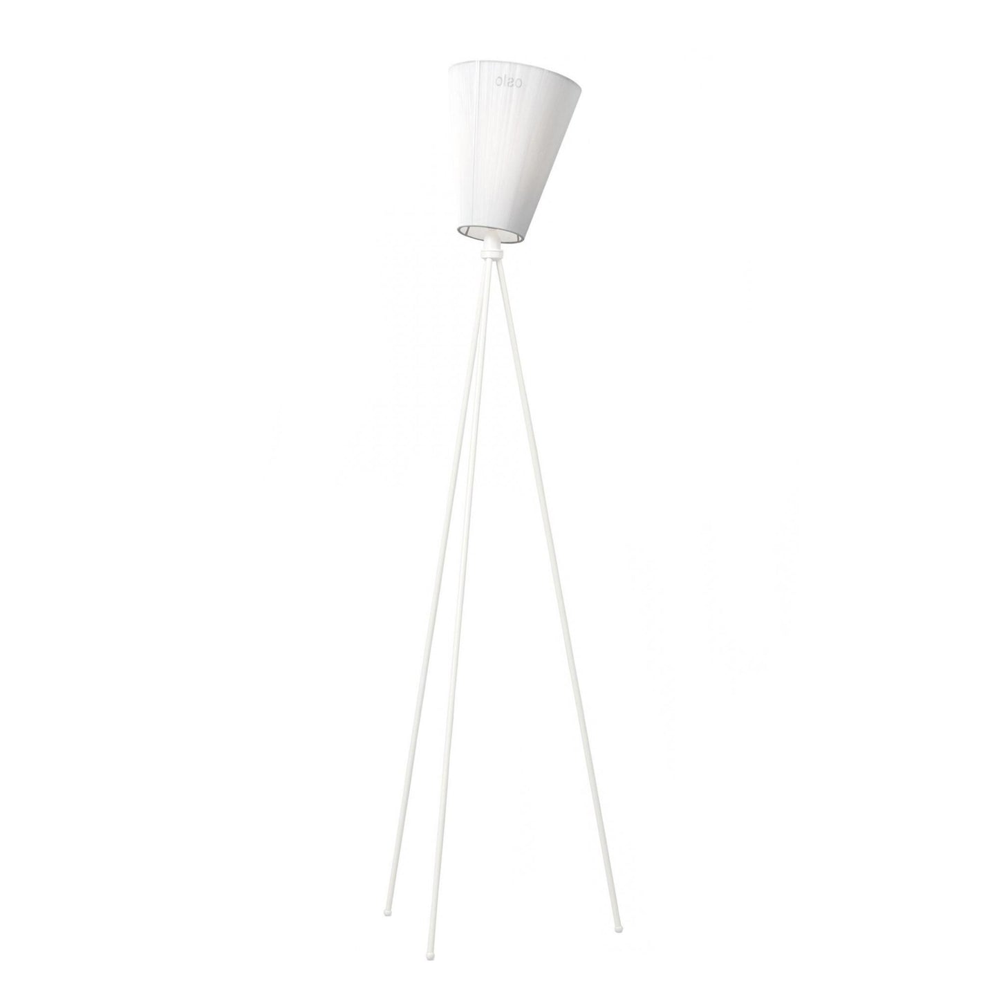 Northern Oslo Wood Floor Lamp White Base