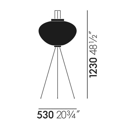 Vitra Akari 10A Floor Lamp